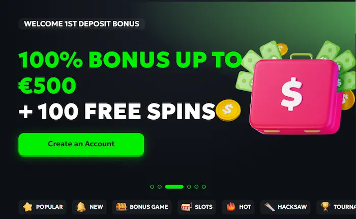 SpinMill Casino bonus